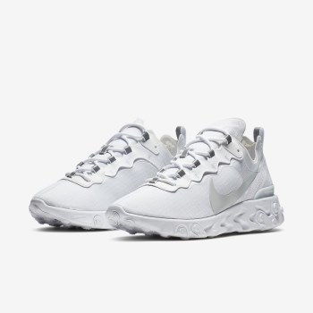 Nike React Element 55 SE - Férfi Utcai Cipő - Fehér/Platina